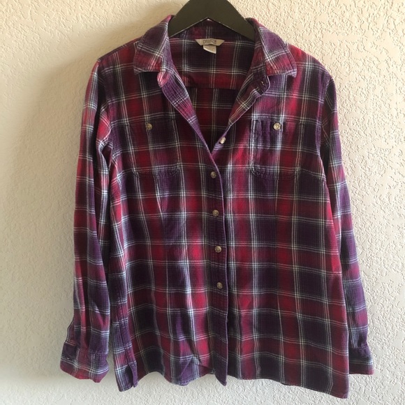 Duluth Trading Co Tops - Duluth Trading Co Plaid Button Up